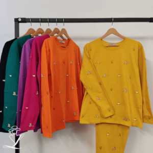 ست بلوز شلوار طرح جوجه تیغی