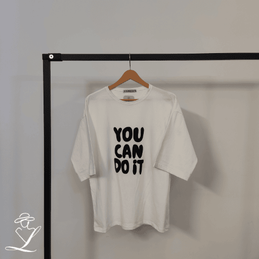 تیشرت باکسی YOU CAN DO IT - Image 7