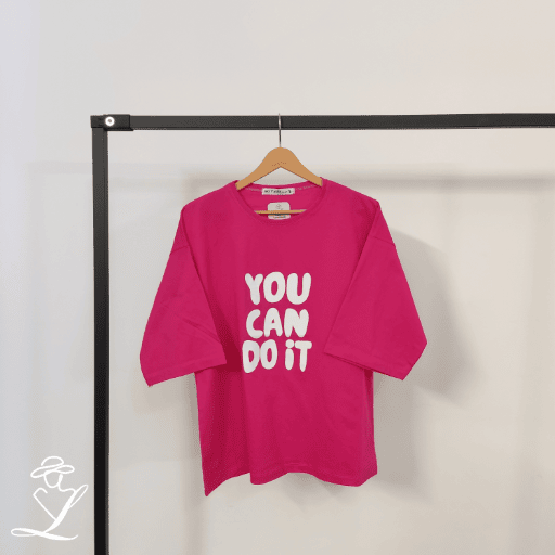تیشرت باکسی YOU CAN DO IT - Image 9