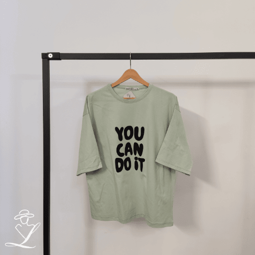 تیشرت باکسی YOU CAN DO IT - Image 10
