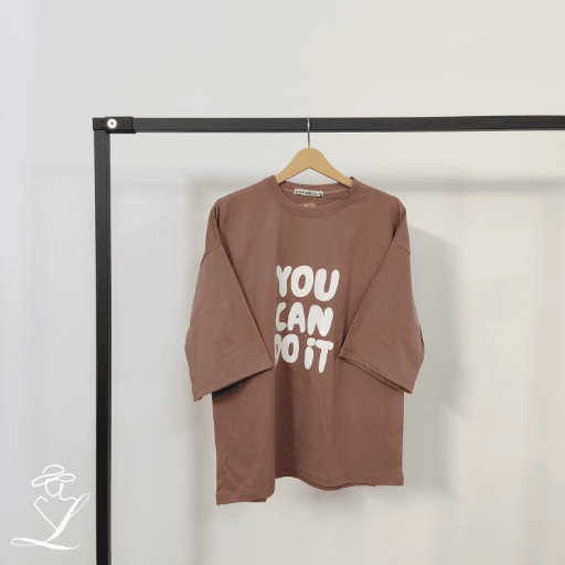 تیشرت باکسی YOU CAN DO IT - Image 6