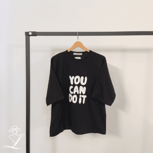 تیشرت باکسی YOU CAN DO IT - Image 2
